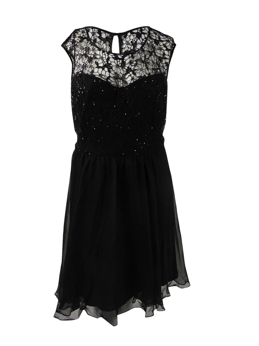 City Chic - City Chic Women's Trendy Plus Sequin Lace Fit ...