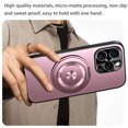thumbnail image 7 of ELEHOLD Hybrid Frosted Plating Rugged Case For iPhone 13 Pro – PC + TPU Magnetic Shockproof Cover, MagSafe Compatible, with 360° Rotatable Ring Stand & Lens All-Inclusive Design, Pink, 7 of 7