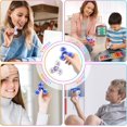 thumbnail image 4 of Paquete de 2 Fidget Spinners, juguetes antiestrés iluminados de Navidad para niños y adultos, juguetes antiestrés que brillan en la oscuridad para adolescentes, niños y niñas, premios para el aula par, 4 of 5