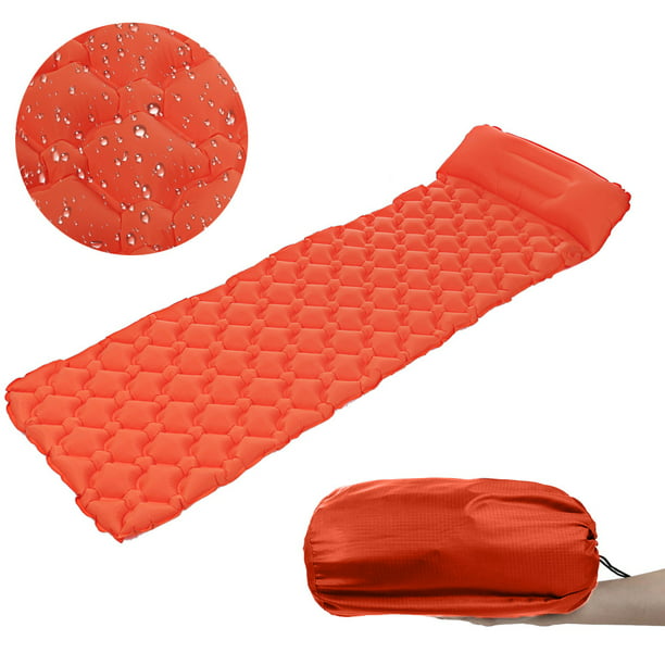 Ongeschikt rekenkundig zien Oalirro Sales Clearance Camping Sleeping Pad with Inflatable Pillow Camping  Mat, Best Sleeping Pads for Backpacking Sleeping Bag Lightweight,  Waterproof, Compact for Adults Kids (Orange, 190×56×6cm) - Walmart.com