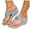 Blue, variant on Mostsola Women Wedge Sandals Platform Flip Flops Fashion Thong Sandal Comfortable Summer Dress Shoes