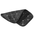 thumbnail image 2 of Armrest Storage Pad, Practical Armrest Storage Cover Waterproof Convenient  For Outdoor For Car Red Line On Black,Black Line On Black,White Line On Black, 2 of 8