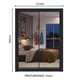 thumbnail image 3 of Ropero Closet Madesa Dallas 2 Puertas Con Espejos Negro 3, 3 of 5