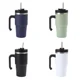 thumbnail image 2 of Tumbler with Handle Lid, Straw, Stainless Steel Water Bottle, Vacuum Thermos Cup, Travel Car Coffee Mug, 20oz, 2 of 5