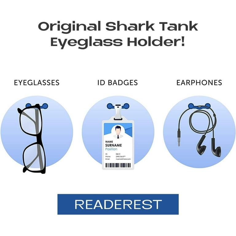 ReadeRest Eyeglass Holder, Magnetic, Stainless Steel