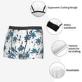 thumbnail image 4 of Disketp Lilies Flowers Men's Boxer Briefs,Soft and Breathable Cotton Underwear with ComfortFlex Waistband, 4 of 7