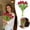 Red, variant on 7PCS Artificial Tulip Flowers, Tulips Bouquet, Spring Flowers for Floral Arrangements Table Centerpiece, Kitchen Home Decor, Mothers Day Easter Decorations