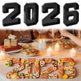 thumbnail image 1 of ZZkhGO 2026 Graduation Fillable Number Box, Sturdy Cardboard Paper Platter for Fruit Cheese Snacks, Party Center Decoration for Graduation Season Dinner, 1 of 7