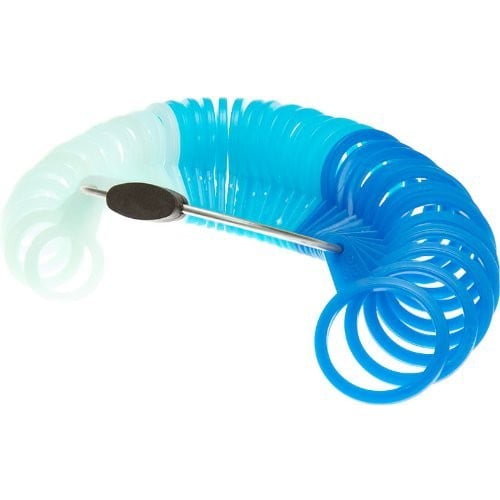 SE - Ring Sizer - Plastic, Includes USA Sizes 1-16, 36 Pc - 8902RG