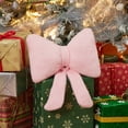 thumbnail image 2 of BemeyourBBs Valentines Day Bow Pillow Christmas Decorations Soft Furry Stuffed Bow Shape Throw Pillows Decorative Bowknot Plush Pillow Home Decor, 2 of 8