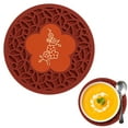 thumbnail image 1 of asddcavvf Kitchen Silicone Circular Heat Insulation Mat Household Casserole High Temperature Resistance Thick Placemat 2 In 1 Heat Insulation Mat round Dinner Table Set for 5, 1 of 4