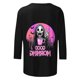 thumbnail image 5 of Heisall Womens Hoodies Halloween Print Round Neck 3/4 Sleeve Loose Fit Tshirts 2025 New Arrival Fashion Tops, 5 of 5