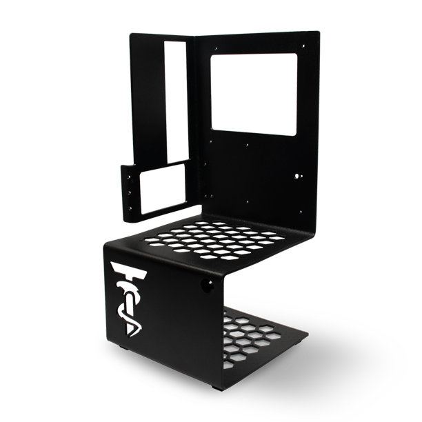 Viprtech Sidewindr Mini Itx Mini Dtx Folded Open Air Gaming Pc Computer Desktop Case Chassis Usa Made Textured Black Walmart Com