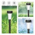 thumbnail image 3 of Mainstays Classic Flare Solar Pathway and Landscape Light, Color Holding LED, 5 Lumens, Black, 1 Light, 3 of 7