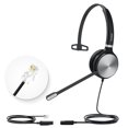 thumbnail image 1 of Auriculares Yealink YHS36 QD a RJ9 con cable y micrófono, 1 of 7