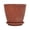 Brick red, variant on 5.3x6 Inch Pots with Saucers, Thickened PP Material Planters, Small Flower Pots with Drainage Holes and Tray for Succulents Orchids Herbs Indoor Outdoor Garden