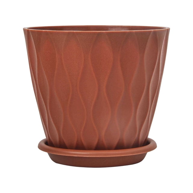 MKHSQHDG Today's Deals Thickened Water Ripple Pattern with Saucers for Indoor Outdoor Garden And