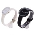 thumbnail image 3 of 2pcs Girls Solid Color Watch Fashionable Wrist Watch Student Gift (White, Black), 3 of 7