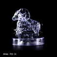 thumbnail image 1 of PENGXIANG 3D Crystal Puzzle Jig-saw Clear Twelve 12 Constellation Astrolog Flash LED Light, 1 of 3