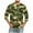 ZA-Army Green, variant on hlysgo Mens 3/4 Sleeve T Shirts Casual Stylish Camouflage Print Crewneck Baseball Shirt for Men Going Out Clothes Workout Tops Orange XL