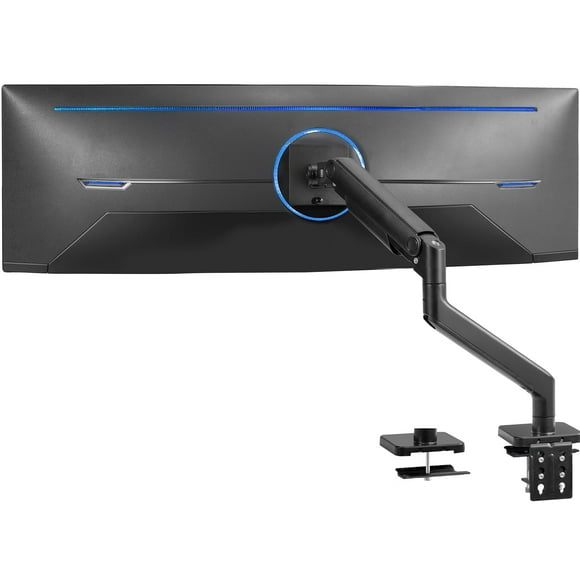 VIVO Heavy Duty Aluminum Ultrawide Monitor Tension Arm for up to 49 inch Screens, Holds 44 lbs, Premium Desk Mount Stand Designed for Samsung Odyssey