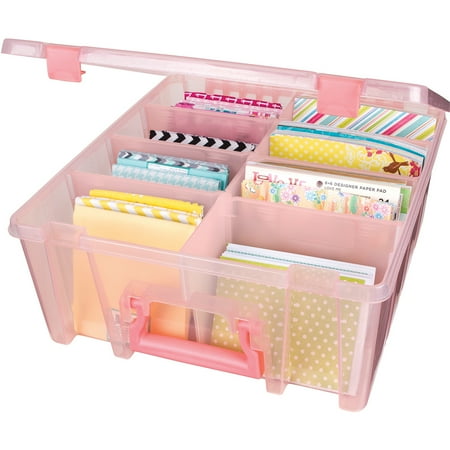 Artbin Super Satchel - ArtBin Super Satchel Double Deep Box W/Dividers-15.25