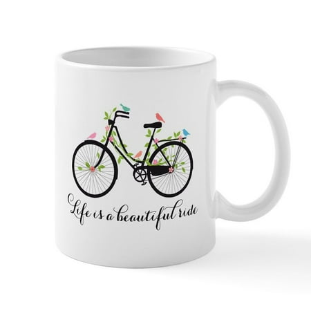 

CafePress - Life Is A Beautiful Ride Mugs - 11 oz Ceramic Mug - Novelty Coffee Tea Cup