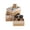 Khaki-Kapok, variant on Small Paper Storage Baskets - Nesting Organizers with Removable Liners, Handmade Recycled Rope Bins for Bathroom Desk Shelf Makeup Organization Set of 3