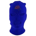 thumbnail image 1 of Gravity Threads Red Rose Embroidery 3-Hole Ski Mask - Royal, 1 of 2