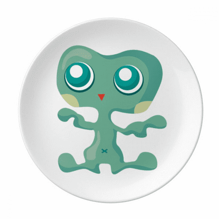 

Universe Alien Monster Green Alien Plate Decorative Porcelain Salver Tableware Dinner Dish