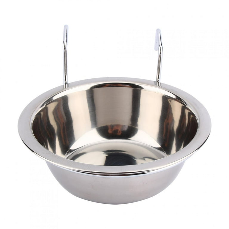 Pet Feeder Stainless Steel Food and Water Bowl with Wire Stand