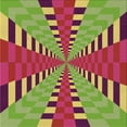 thumbnail image 1 of Ahgly Company Indoor Square Patterned Pistachio Green Area Rugs, 7' Square, 1 of 6
