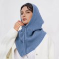 thumbnail image 3 of Daznico Scarf for Women, Unisex Knit Scarf Hat 2 In 1 Convertible Winter Neck Warmer with Drawstring for Cold Weather, 3 of 3