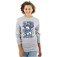 thumbnail image 3 of The Smurfs Kanji Respect the Hustle Unisex Plus Size Long Sleeve Shirt Brisco Brands 2X, 3 of 5