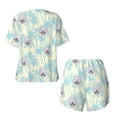 thumbnail image 5 of Lsque French Bulldog 3 Women's Short-Sleeved Pajama Set - 2 Piece Soft and Lightweight Sleepwear Set-Small, 5 of 9