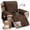 Brown, variant on WETRBWEH Recliner Chair Cover with Pockets, Waterproof Non-Slip Washable Recliner Cover Furniture Protector for Home, Brown 23"