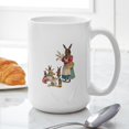 thumbnail image 6 of CafePress - Vintage Easter Bunny With Spring Flowers Mug - 15 oz Ceramic Large White Nolvety Mug, 6 of 6