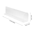 thumbnail image 2 of FONDOTIN Supermarket Shelf Dividers 4Pcs Transparent PVC for Shelves Retail Display, 2 of 8