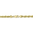 thumbnail image 4 of 10K Yellow Gold 6mm Handmade Diamond Cut 30 inch Rope Chain 30 Inch, 4 of 6