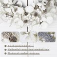 thumbnail image 6 of White Pine Cone and Berry Eucalyptus Leaf Wreath - 22 Inch Handcrafted Winter Christmas Decoration, 6 of 8