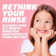 thumbnail image 3 of ACT Kids Anticavity Fluoride Mouthwash, Bubble Gum Blowout, 16.9 fl oz (Pack of 6), 3 of 8