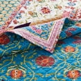 thumbnail image 4 of Sama 4 Piece Reversible Twin Quilt Set, Floral Print Patterns, Multicolor- Saltoro Sherpi, 4 of 5