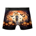 thumbnail image 2 of Mummy Newfoundland Happy Halloween with Pumpkins Bats Spooky Fun All Over Print Boxer Briefs Underwear for Men Dad Newfie Dog Lover Gifts - 00019, 2 of 6