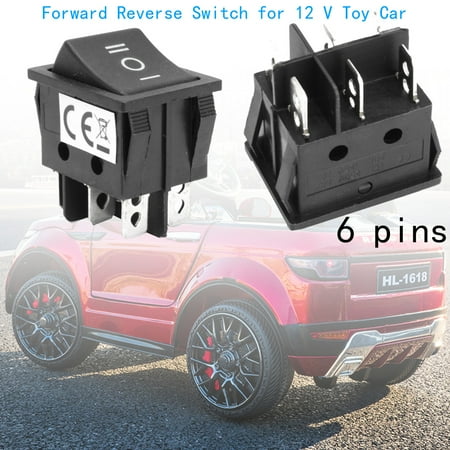 6 Pin 3 Position T105/55 Forward Reverse Switch Fit for 12V Toy Car ...