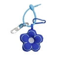 thumbnail image 1 of Llavero de flores, ligero, decorativo, novedoso, para coche, adorable. Azul profundo, 1 of 9