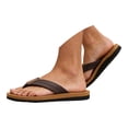 thumbnail image 2 of Slippers for Men Arch Support Summer Flip Flops Comfortable Thong Travel Casual Slip On Outdoor Walking Open Toe Men Shoes, 2 of 7