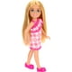 thumbnail image 4 of Barbie Chelsea Doll, Small Doll Wearing Removable Checked Dress & Pink Shoes with Blonde Hair & Blue Eyes, 4 of 5