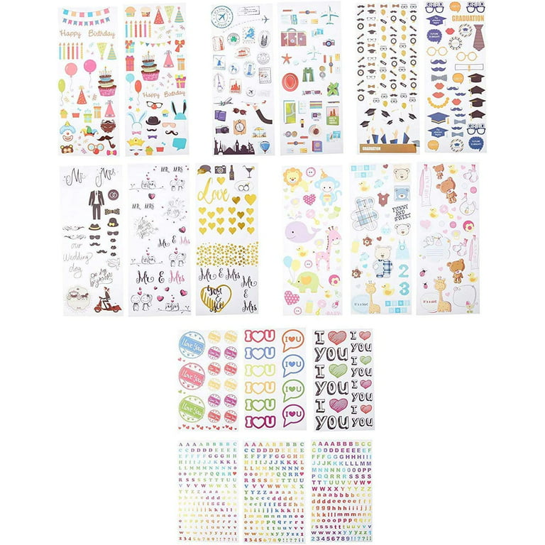 8packs Polaroid Stickers for Zink 2x3 Photo Paper Projects Bundle