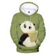 thumbnail image 3 of Sudadera con capucha con gráfico de panda salvaje divertido para hombres Ropa nueva en sudaderas y sudaderas para niños Lindos suéteres con estampado de panda gigante en 3D, 3 of 5