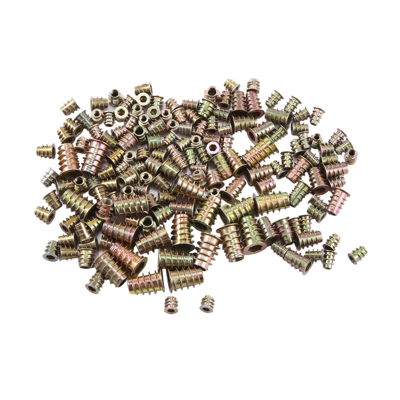 Nut Inserts - M8*17mm Wood Insert Nuts Fixing Furniture Fasteners Screw-in  Nut(20pcs/Pack) : : Bygg, el & verktyg